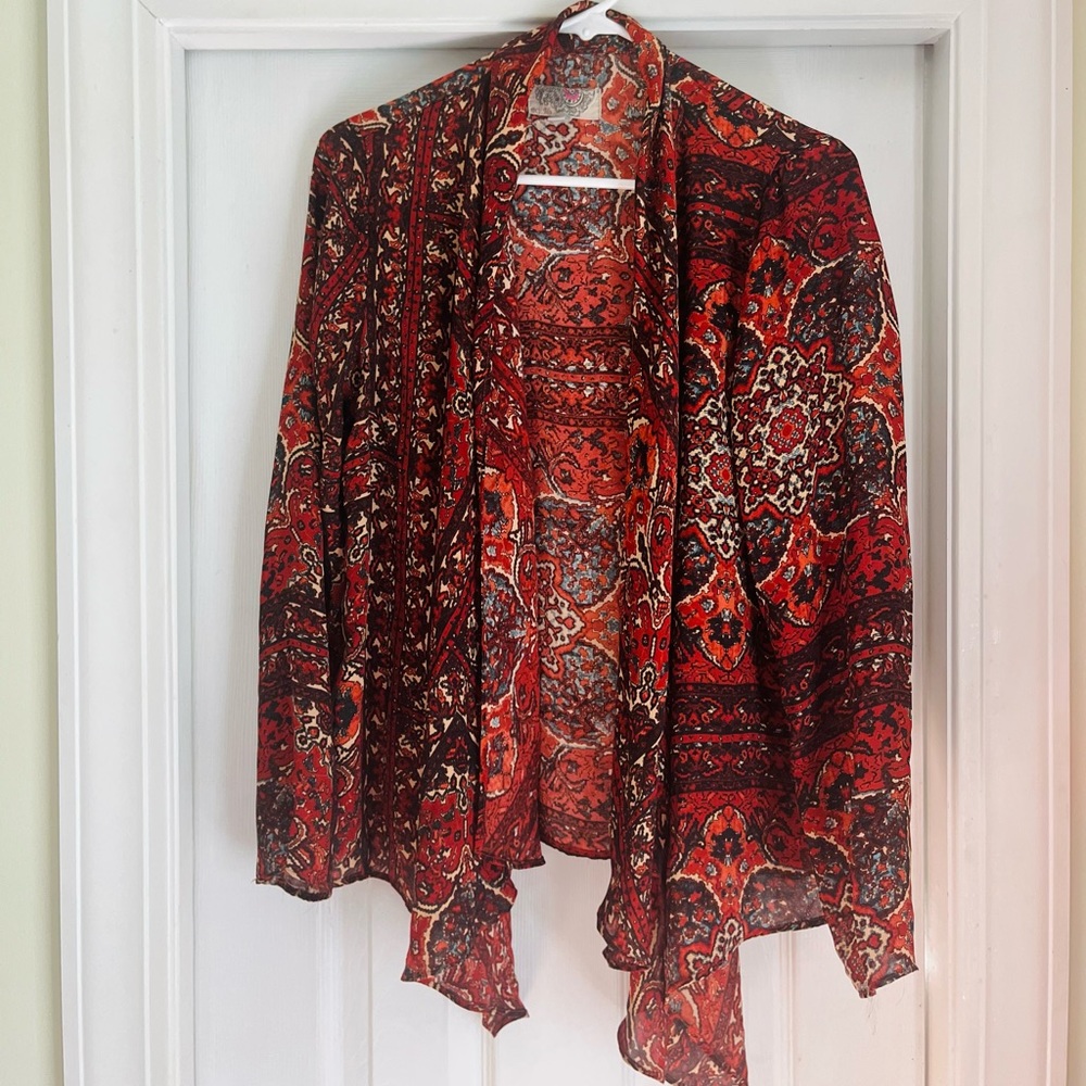 Urban Outfitters Ecote Open Faced Tunic Paisley Vintage